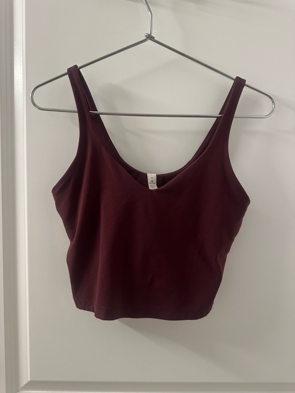 lululemon Align Tank Top Light Support | Burgundy Bay | 8